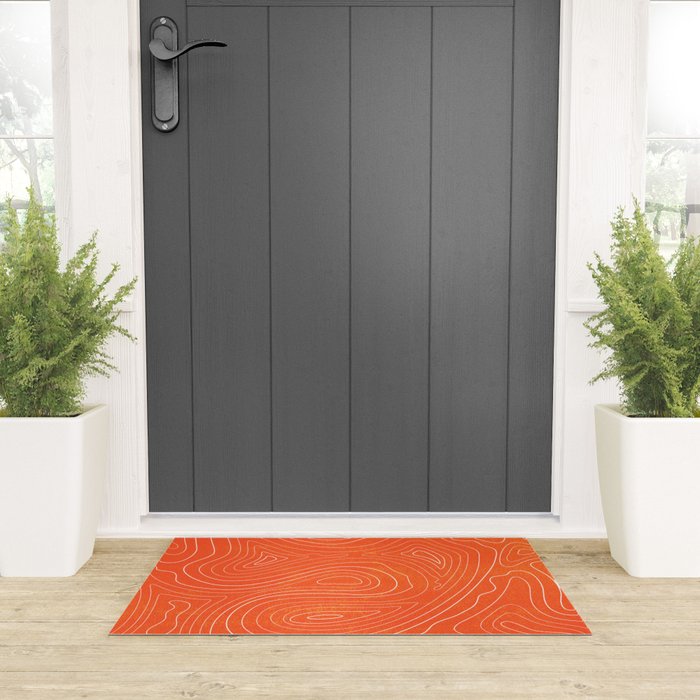 Sunset Ripple Welcome Mat Gallery Image 3