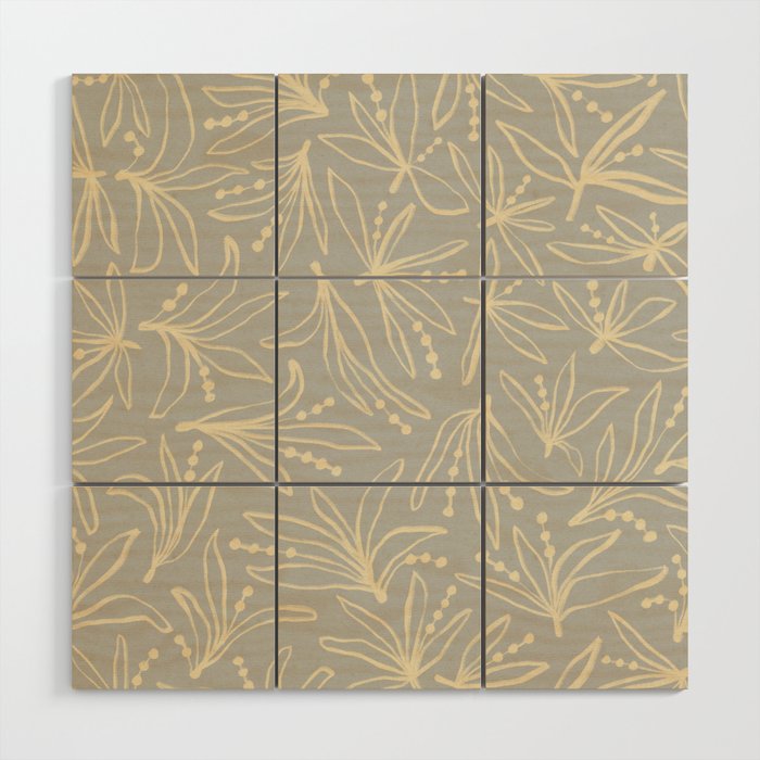 Lily Flower Pattern #3 Wood Wall Art Gallery Image 1