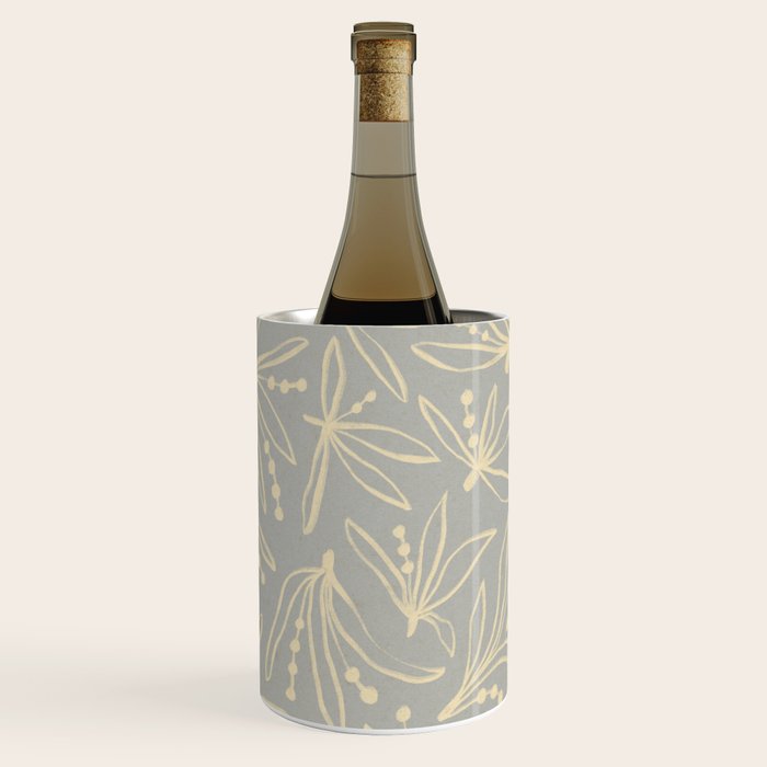 Lily Flower Pattern #3 Wine Chiller Gallery Image 3