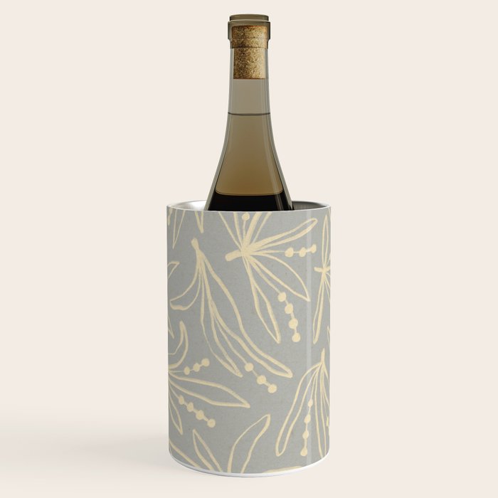 Lily Flower Pattern #3 Wine Chiller Gallery Image 1