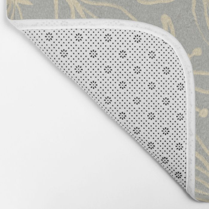 Lily Flower Pattern #3 Bath Mat Gallery Image 2