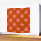 Freckled Suns - pink and rust Wall Mural Gallery Image 2