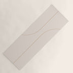 Modern Minimal Line Abstract XXXIII Yoga Mat Gallery Image 1