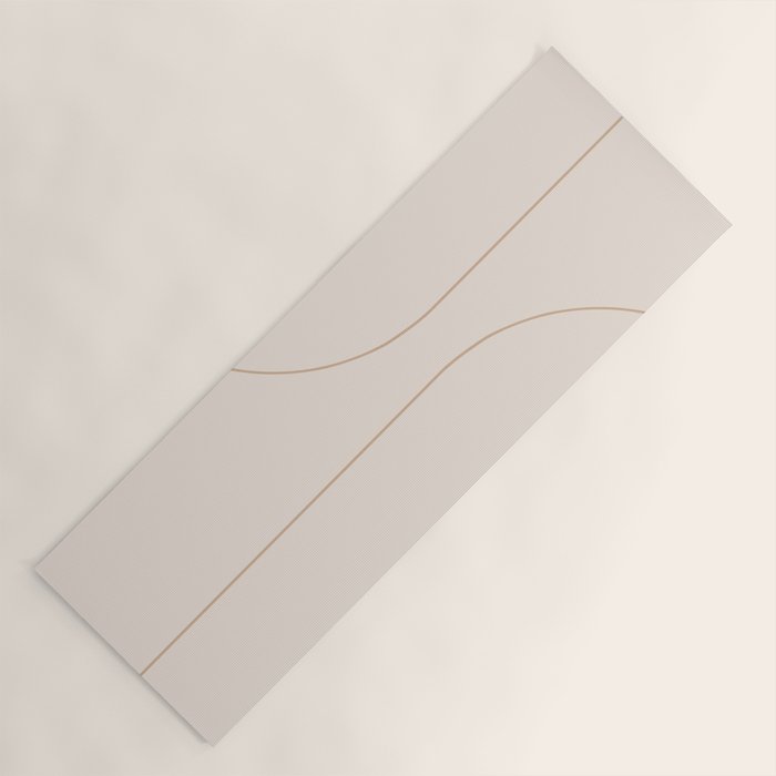 Modern Minimal Line Abstract XXXIII Yoga Mat Gallery Image 1