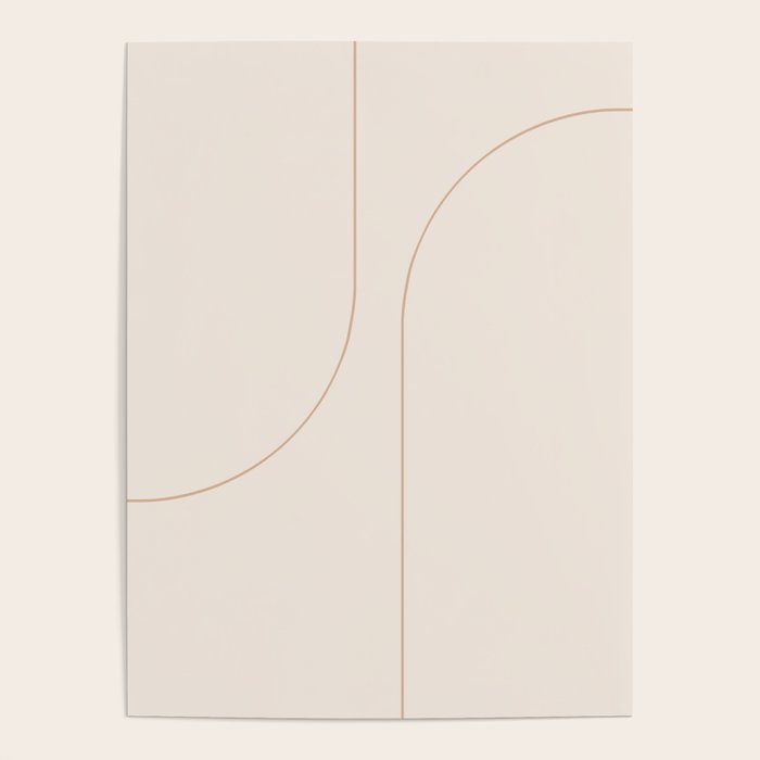 Modern Minimal Line Abstract XXXIII Poster Gallery Image 1