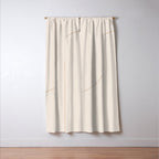 Modern Minimal Line Abstract XXXIII Window Curtain Gallery Image 3