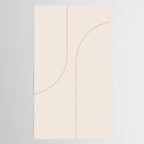 Modern Minimal Line Abstract XXXIII Tablecloth Gallery Image 2