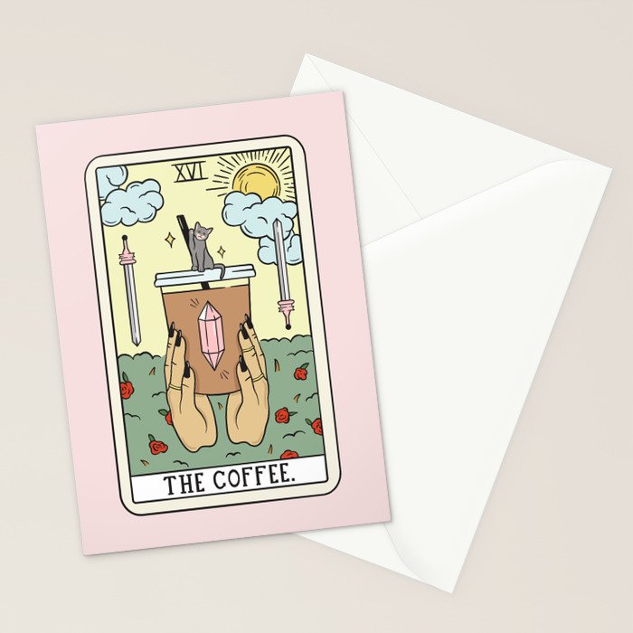 COFFEE READING UPDATED (LIGHT) Stationery Card Gallery Image 2