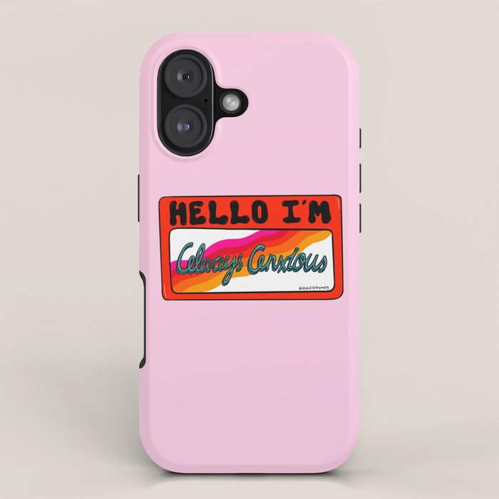 Always Anxious iPhone Case Gallery Image 1