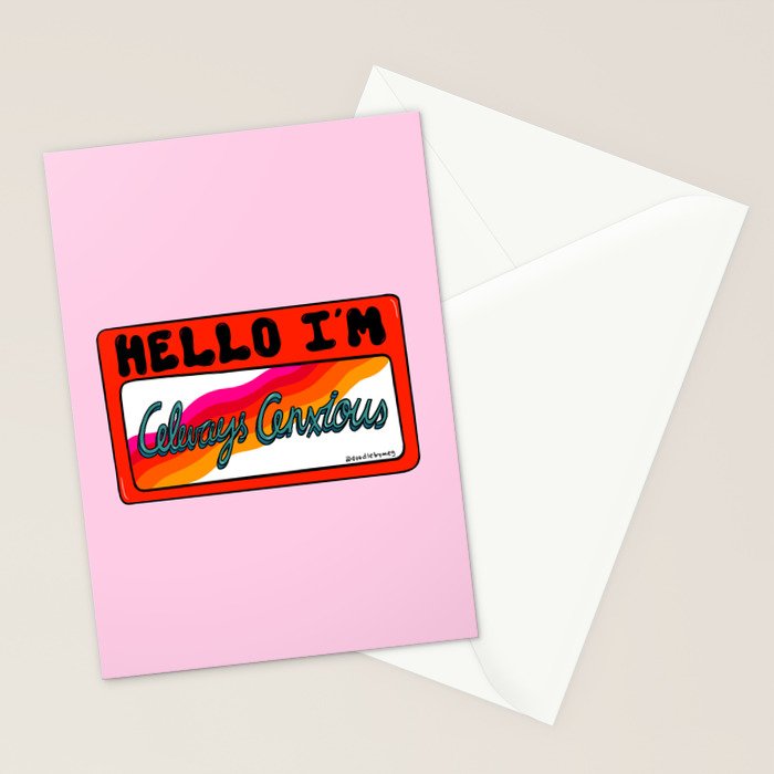 Always Anxious Stationery Card Gallery Image 2