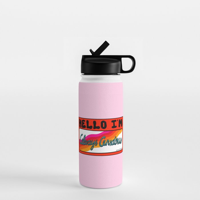 Always Anxious Water Bottle Gallery Image 1