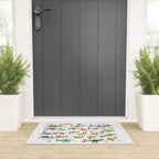 Colorful dinosaur alphabet Welcome Mat Gallery Image 3