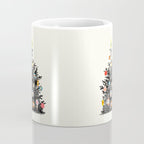 Retro Decorated Christmas Tree Coffee Mug Gallery Image 4