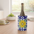 talavera mexican tile in yellow and blu Wine Chiller Gallery Image 4