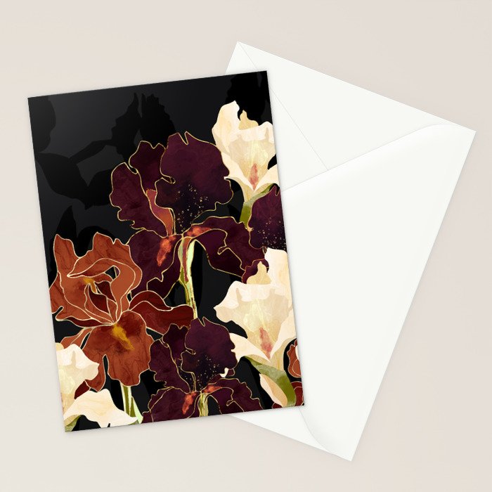 Autumn Iris Stationery Card Gallery Image 2