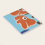 Retro minimal flower V Notebook Gallery Image 3