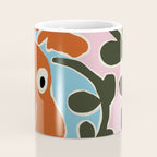Retro minimal flower V Coffee Mug Gallery Image 4