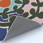 Retro minimal flower V Rug Gallery Image 4