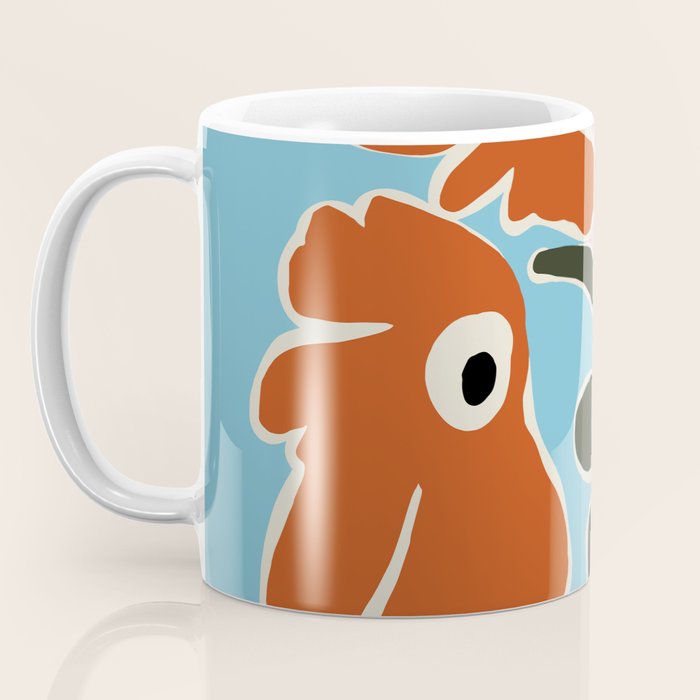 Retro minimal flower V Coffee Mug Gallery Image 3