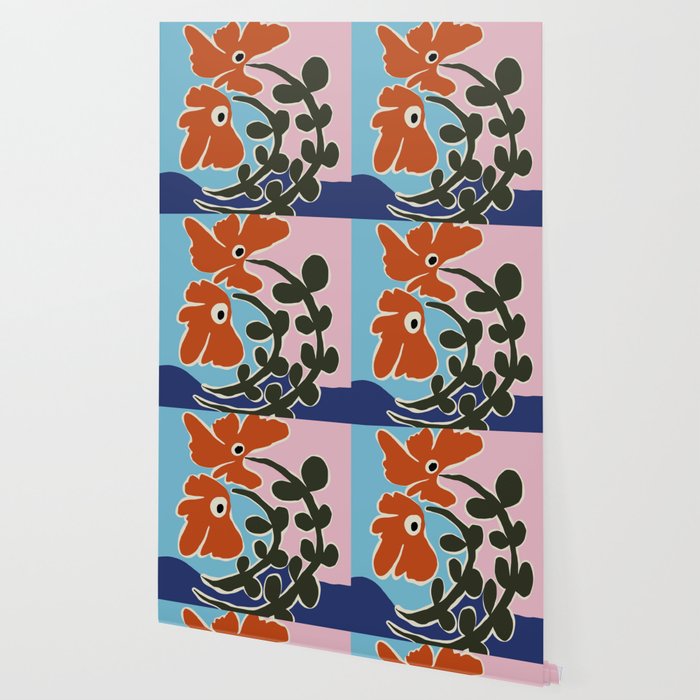 Retro minimal flower V Wallpaper Gallery Image 2