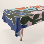 Retro minimal flower V Tablecloth Gallery Image 1