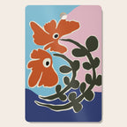 Retro minimal flower V Cutting Board Gallery Image 1
