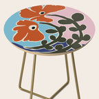 Retro minimal flower V Side Table Gallery Image 2