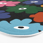 Retro blooming night  Bath Mat Gallery Image 3
