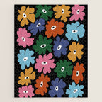 Retro blooming night  Jigsaw Puzzle Gallery Image 1