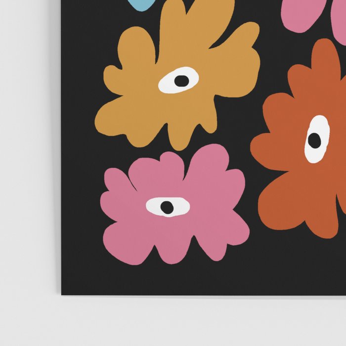Retro blooming night  Poster Gallery Image 3