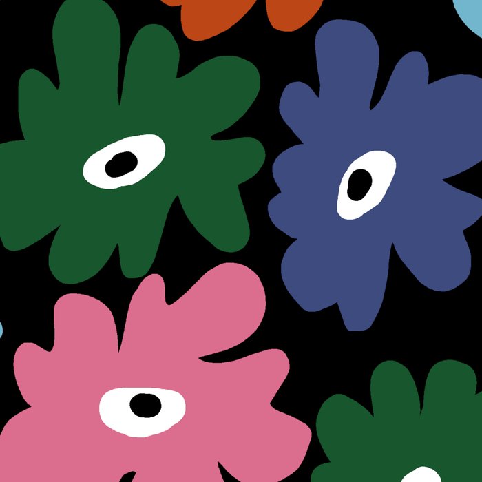 Retro blooming night  Coffee Mug Gallery Image 2