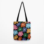 Retro blooming night  Tote Bag Gallery Image 2