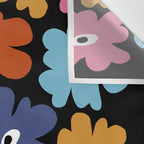 Retro blooming night  Wall Tapestry Gallery Image 3