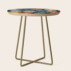 Retro blooming night  Side Table Gallery Image 1