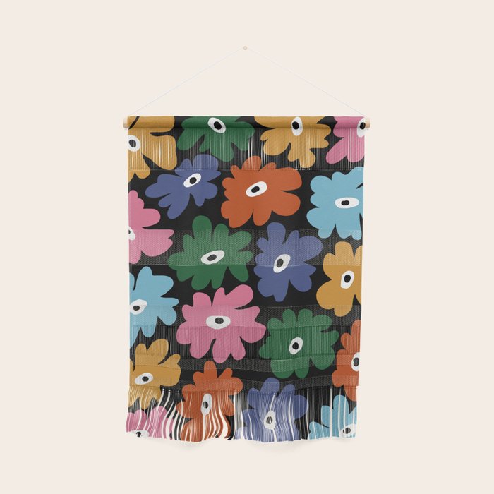 Retro blooming night  Wall Hanging Gallery Image 1