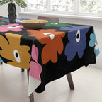 Retro blooming night  Tablecloth Gallery Image 3
