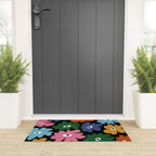 Retro blooming night  Welcome Mat Gallery Image 3