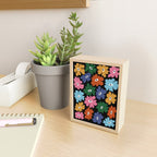 Retro blooming night  Mini Art Print Gallery Image 2