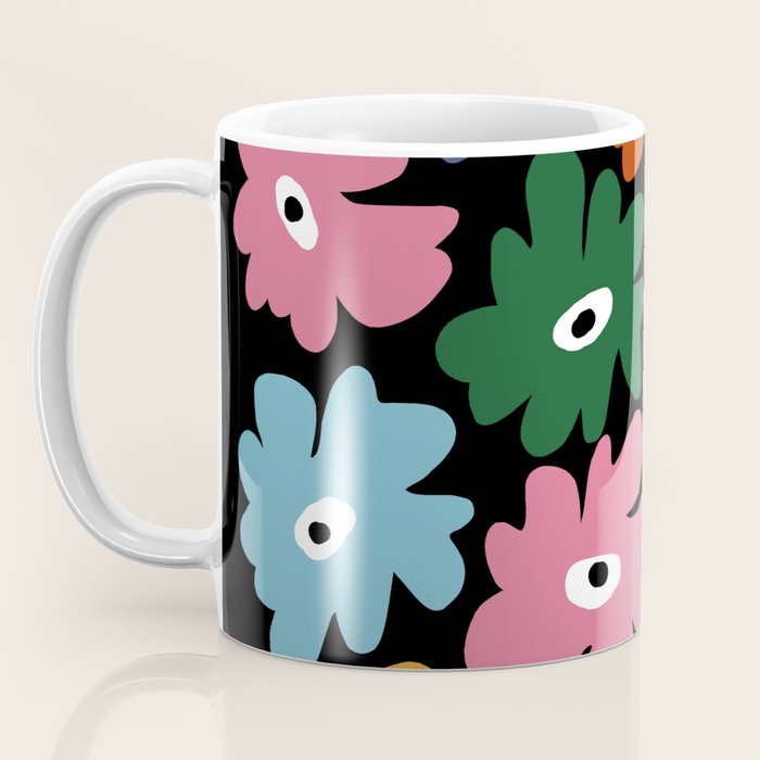 Retro blooming night  Coffee Mug Gallery Image 3