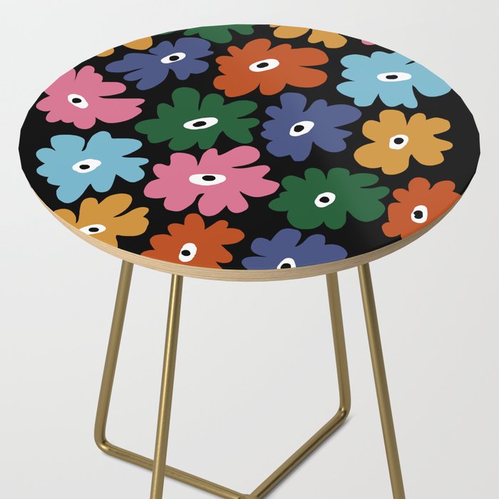 Retro blooming night  Side Table Gallery Image 2