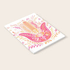 Hamsa Hand â Pink & Peach Palette Notebook Gallery Image 2