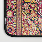 Esfahan Antique Floral Persian Rug Print Laptop Sleeve Gallery Image 3