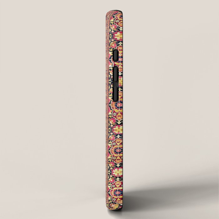 Esfahan Antique Floral Persian Rug Print iPhone Case Gallery Image 2