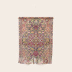 Esfahan Antique Floral Persian Rug Print Wall Hanging Gallery Image 1