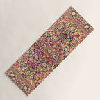 Esfahan Antique Floral Persian Rug Print Yoga Mat Gallery Image 1