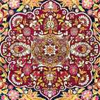 Esfahan Antique Floral Persian Rug Print Coffee Mug Gallery Image 2