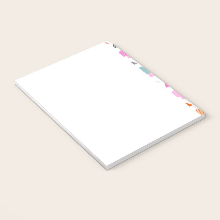 Whimsi Retro Abstract Mushrooms in Rainbow colours Notebook Gallery Image 3