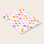 Whimsi Retro Abstract Mushrooms in Rainbow colours Notebook Gallery Image 2