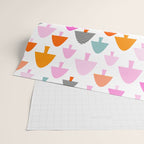 Whimsi Retro Abstract Mushrooms in Rainbow colours Wrapping Paper Gallery Image 2