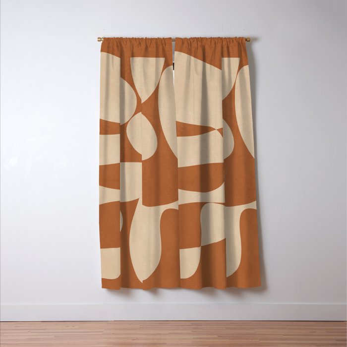 Modern Art Form 3 Window Curtain Gallery Image 3